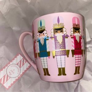 Peppermint and Pine pink nutcracker mug